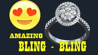 diamond illusion setting