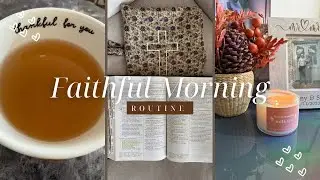 Peaceful Faithful Morning Routine 🌿 Finding Grace to Start the Day