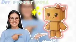 Diy puppet doll🪆