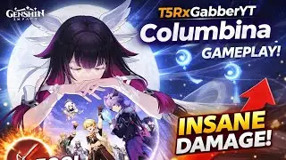 Columbina And Ineffa Farming Genshin ! 😳 | Genshin Impact 6.3 #genshinimpact #genshin #genshinlive