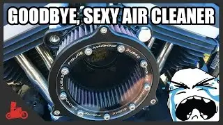 Stage 1 Air Cleaner Problems - Harley Iron 883
