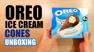 NEW OREO Ice Cream Cones Unboxing | Made in France