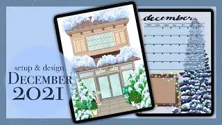 Digital Planner Design and Setup | December 2021 Digital Bullet Journal