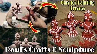 Clay Toy Painting/Colouring Process | DIY Toy | Kids Craft | PC&S | Part - 2