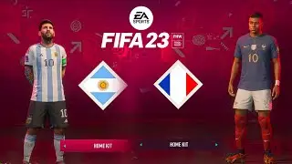 Месси против Мбаппе | Геймплей FIFA 23 Аргентина &mdash; Франция | Чемпионат мира по футболу в Катаре