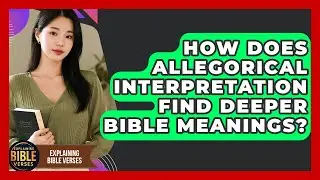 How Does Allegorical Interpretation Find Deeper Bible Meanings? - Explaining Bible Verses