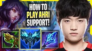 LEARN HOW TO PLAY AHRI SUPPORT LIKE A PRO! - T1 Keria Plays Ahri SUPPORT vs Nami! | Season 2022