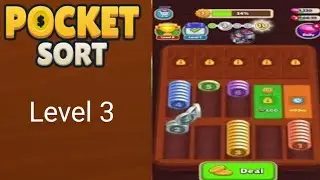 Pocket sort coin merge puzzle level 3 Solution 