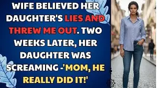 Wife Believed Her Daughter's Lies And Threw Me Out. Two Weeks Later... Cheating Wife Reddit Story