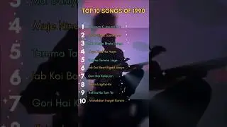 👉 Top 10 Bollywood Songs of 1990 | Evergreen 90s Hits 🎶 | #shortsfeed