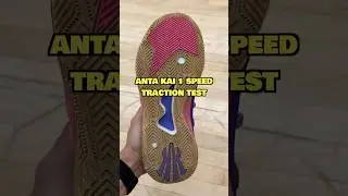 Anta Kai 1 Speed Traction Test! 🏎️ #anta #kyrieirving #kyrie #basketballshoes #basketball #nba