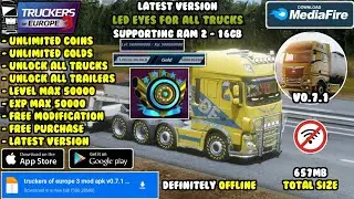 truckers of europe 3 mod apk v0.7.1 | new engine sound, unlock all, free purchase and unlimited gold