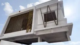 30x40 North facing house under construction | kites design construction