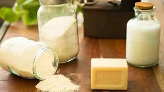 C&oacute;mo Hacer JAB&Oacute;N NATURAL CASERO  en POLVO  y L&Iacute;QUIDO para LAVADORA: GUIA Paso a Paso