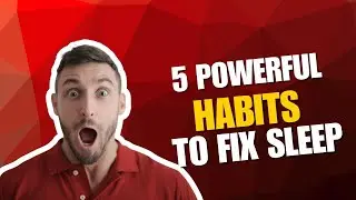 5 powerful habits to fix your sleep schedule #MorningRoutine #ProductivityHacks #HealthTips #FYP