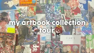 my anime artbook collection tour ୨୧
