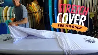 Lycra Stretch Cover for your Stand Up Paddleboard- Topless board bag included with new Tuf Techs