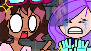 Playing among us ( sensitive language)