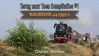 Terug naar Toen 2022 | Compilation #1 - Baureihe 44 1593-1 | Veluwsche Stoomtrein Maatschappij