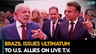 Brazil Issues SHOCKING Ultimatum to U.S. Allies LIVE on TV | Lula Warns Macron & Meloni