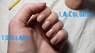 1 dollar LA color nails!! Tips and tricks to make your glue one last longer!!