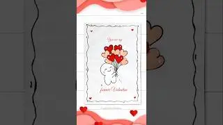 DIY Pop-Up Valentine&rsquo;s Day Card ❤️ | Easy Handmade Gift Idea #shorts #handmade #cards #artandcraft