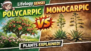 🌱 POLYCARPIC vs MONOCARPIC PLANTS | NCERT Biology Explained 🌱