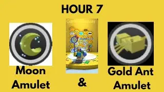 7 Hour of BSS Moon and gold ant amulet!
