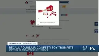Recall Roundup: Products that could hurt your kids