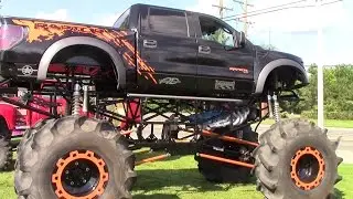 Dan Perkins New Raptor Mega Truck Debut At Pinckney Pub Truck Tugs