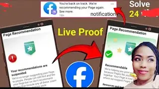 Проблема с рекомендациями страниц Facebook | Ваши рекомендации приостановлены