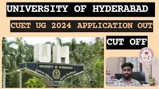 #cuetug #universityofhyderabad application out now till 15 August you can apply #hcu #cuetug