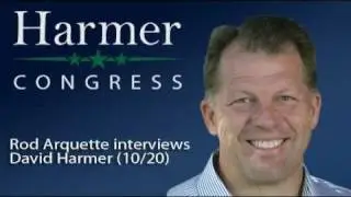 Rod Arquette of KNRS interviews David Harmer about the Congressional District 11 race
