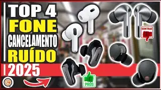 MELHOR FONE de OUVIDO TWS 2025: ANC, Som Premium e Bateria Comparados (AirPods vs Sony vs Samsung)!