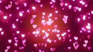 Hearts Dropping Down Background // @3DMotionGraphicsVFX  // #3dmotiongraphicsvfx