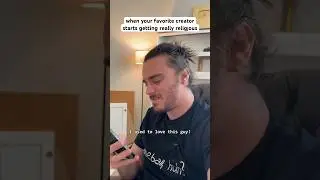 when your favorite creator starts posting relig&iexcl;ous content #shorts #comedy #funny
