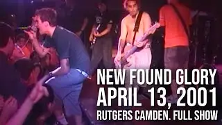 New Found Glory live at Rutgers Camden - April 13, 2001 - Full Set (1st night of Self-Titled tour)