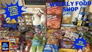 feeding my family of 6 on a very tight budget. #weeklyfoodshop #aldi #weeklygroceryhaul #familyof6