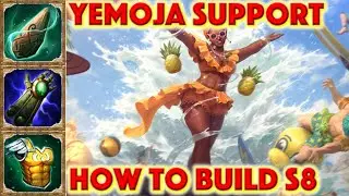 SMITE: КАК СОЗДАТЬ ЙЕМОДЖУ - Демонстрация облика Йемоджи из Coral Coast + Поддержка Йемоджи + Геймплей Йемоджи