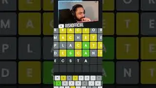 crazy word #crazy #reaction #wordless #wordle #guess #funny #word #variety #rishofficial on #Twitch