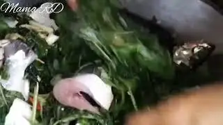 Sangat enak, Tanaman miana dimasak dengan ikan bandeng