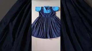School Uniform Frock Cutting And Stitching #shorts #viral #ytshorts #kajaldresstutorial