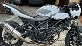 Yoshimura Alpha slip on exhaust on SUZUKI SV650 X