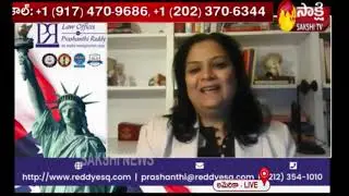 Sakshi NRI Immigration Live Show by Attorney Prashanthi Reddy | Sakshi TV