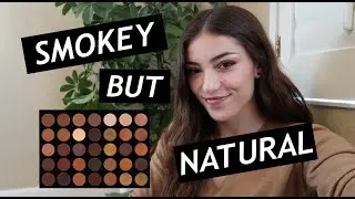 SMOKEY BUT NATURAL MAKEUP TUTORIAL | Morphe 35R Palette