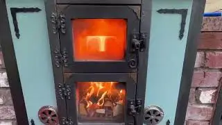 Очень короткое видео, снятое в момент пикового сгорания, с наклонным стеклом над вихревой камерой.