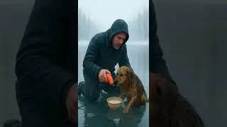 &ldquo;Frozen Rescue: Dog Trapped Under Ice Saved in Dramatic Winter Escape ❄️🐶&rdquo;#FrozenRescue #DogSaved