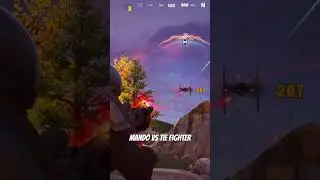 Hunting down a TIE fighter, like and subscribe for more! #starwars #fortnite #gaming #shorts