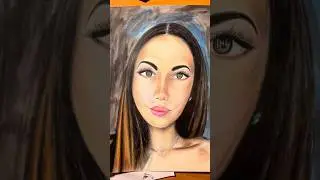 Подарунок на День Народження) 😍🎨🎁 #art #portrait #artist #girl #drawing #painting #ukraine