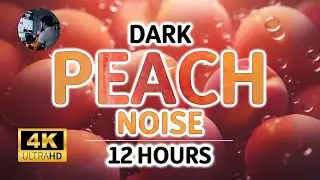 Dark Peach Noise for Uninterrupted Sleep To Tinnitus & Anxiety Relief | 12 Hours | BLACK SCREEN |
